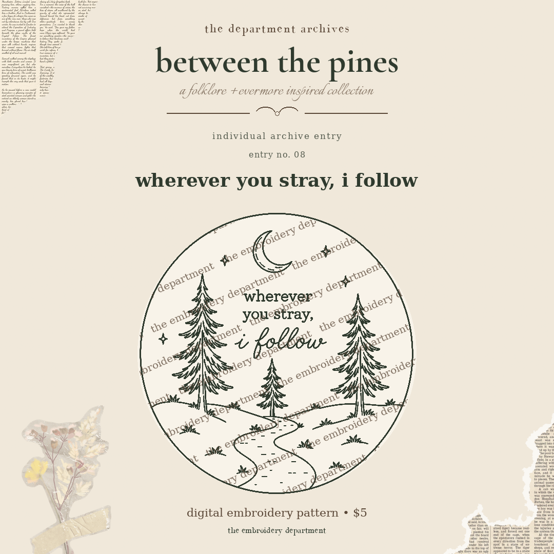 wherever you stray, i follow — protected between the pines archive entry preview